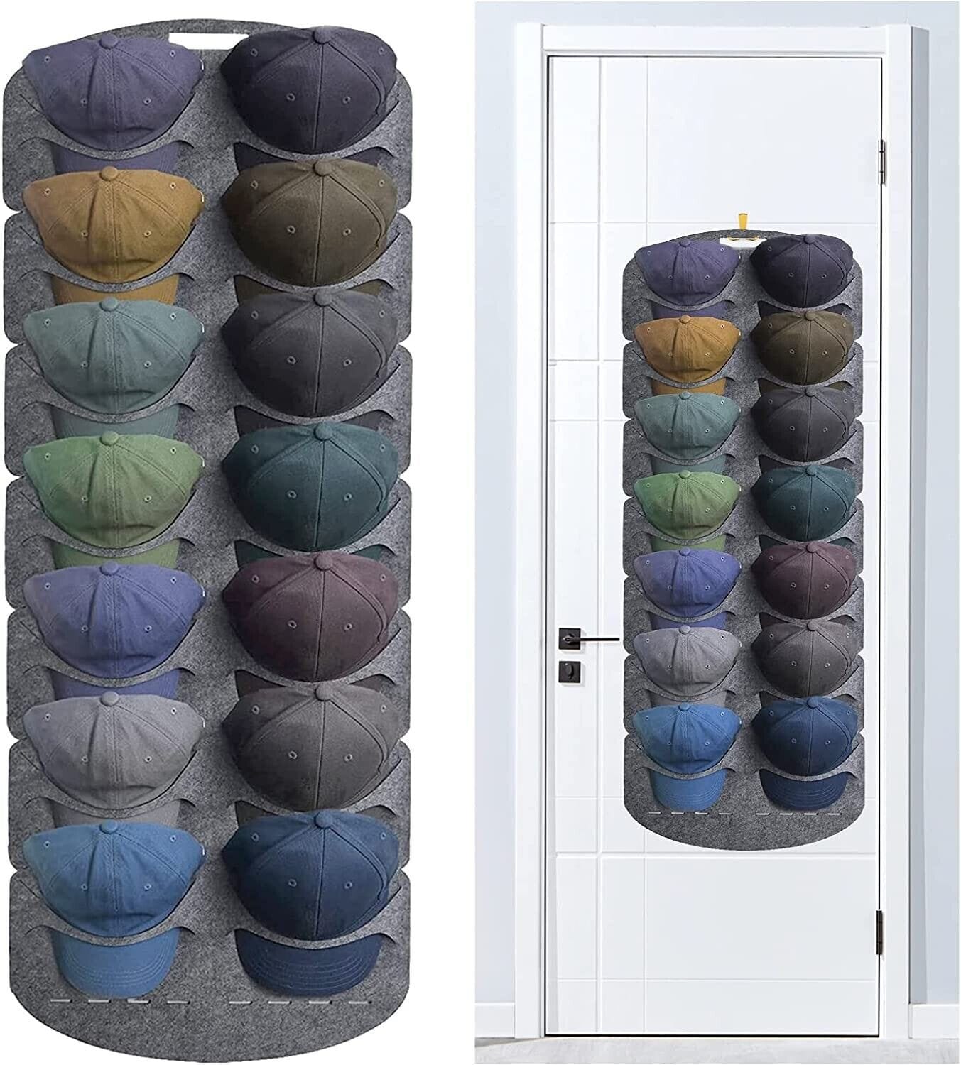 Organizador de sombreros, soporte de béisbol, colgador de gorras, puerta, pared, soportes para gorras