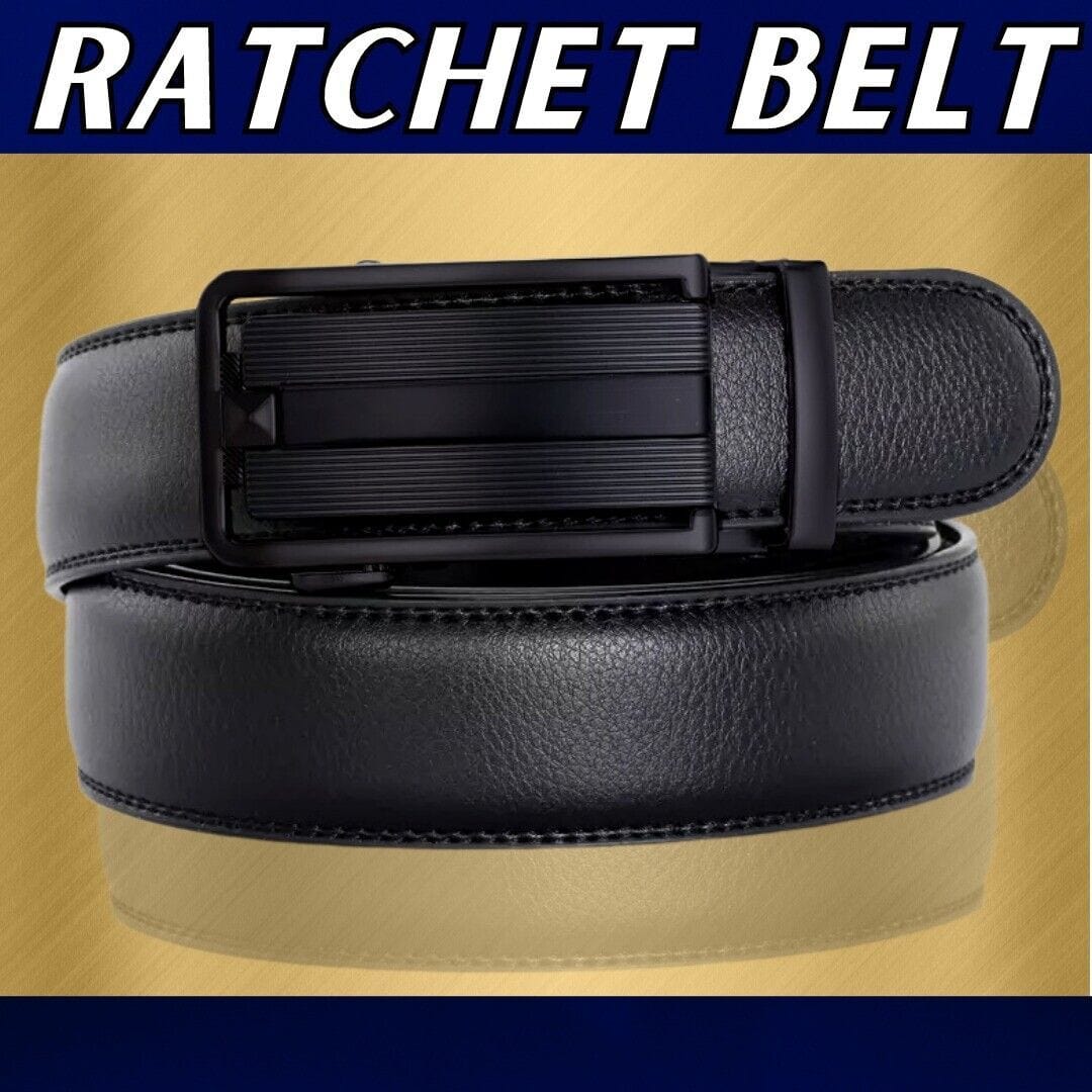 Ceinture à cliquet pour hommes ceinture en cuir pour hommes avec boucle coulissante ceintures à cliquet pour hommes USA