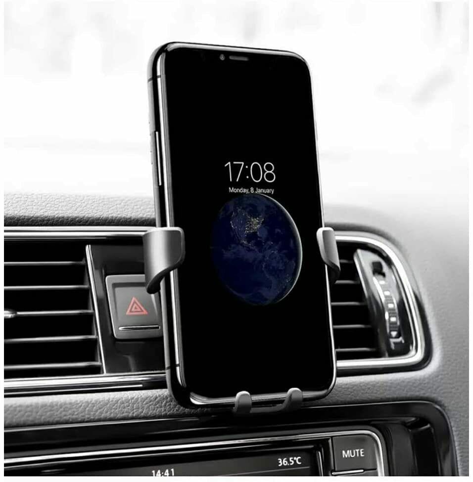 Universal Car Mount Holder Stand Air Vent Cradle For Mobile Cell Phone Gravity Car Mount Air Vent Phone Holder For I Phone X XR XS Max S Amsung S10 Note9.