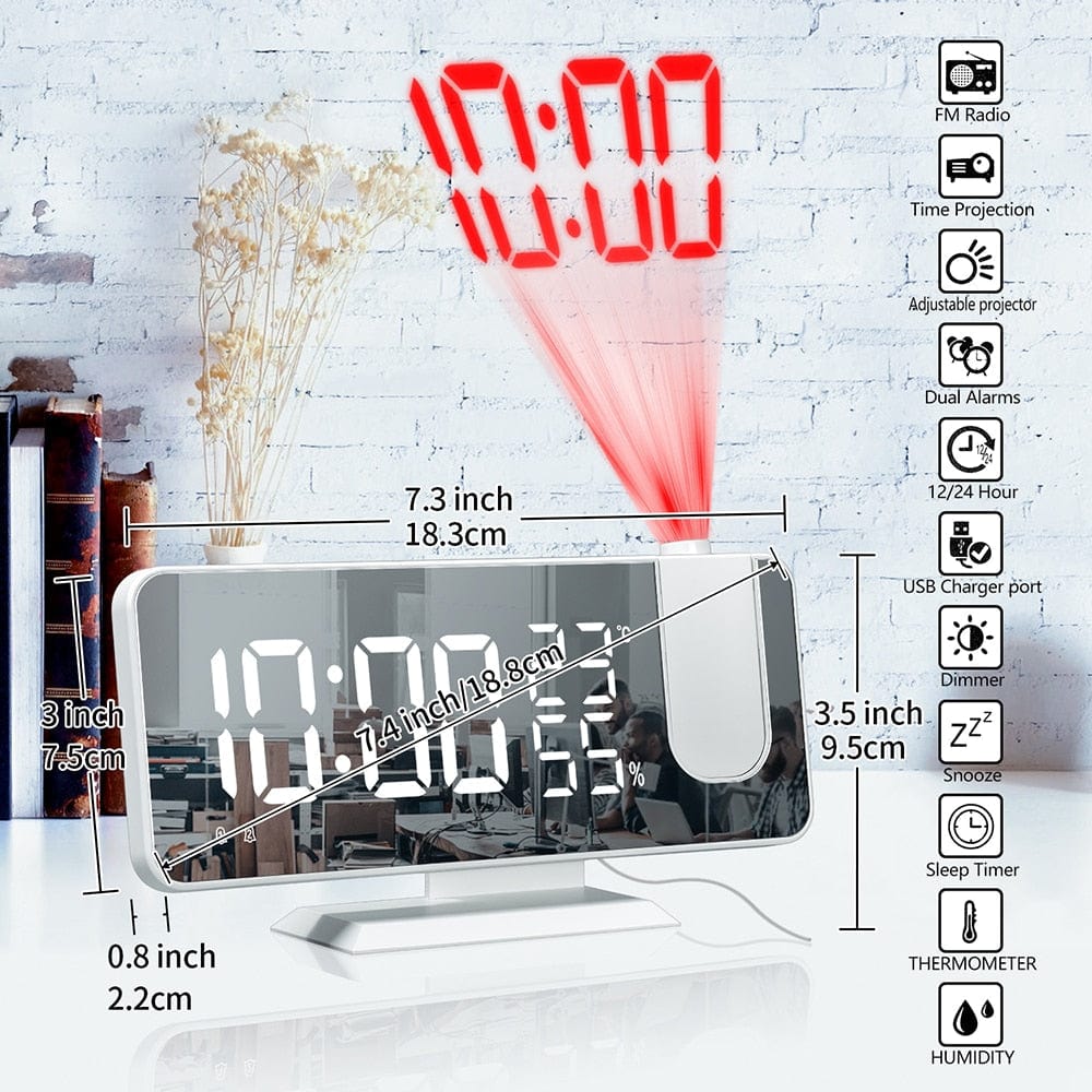 LED Digital Projection Clock Xpress