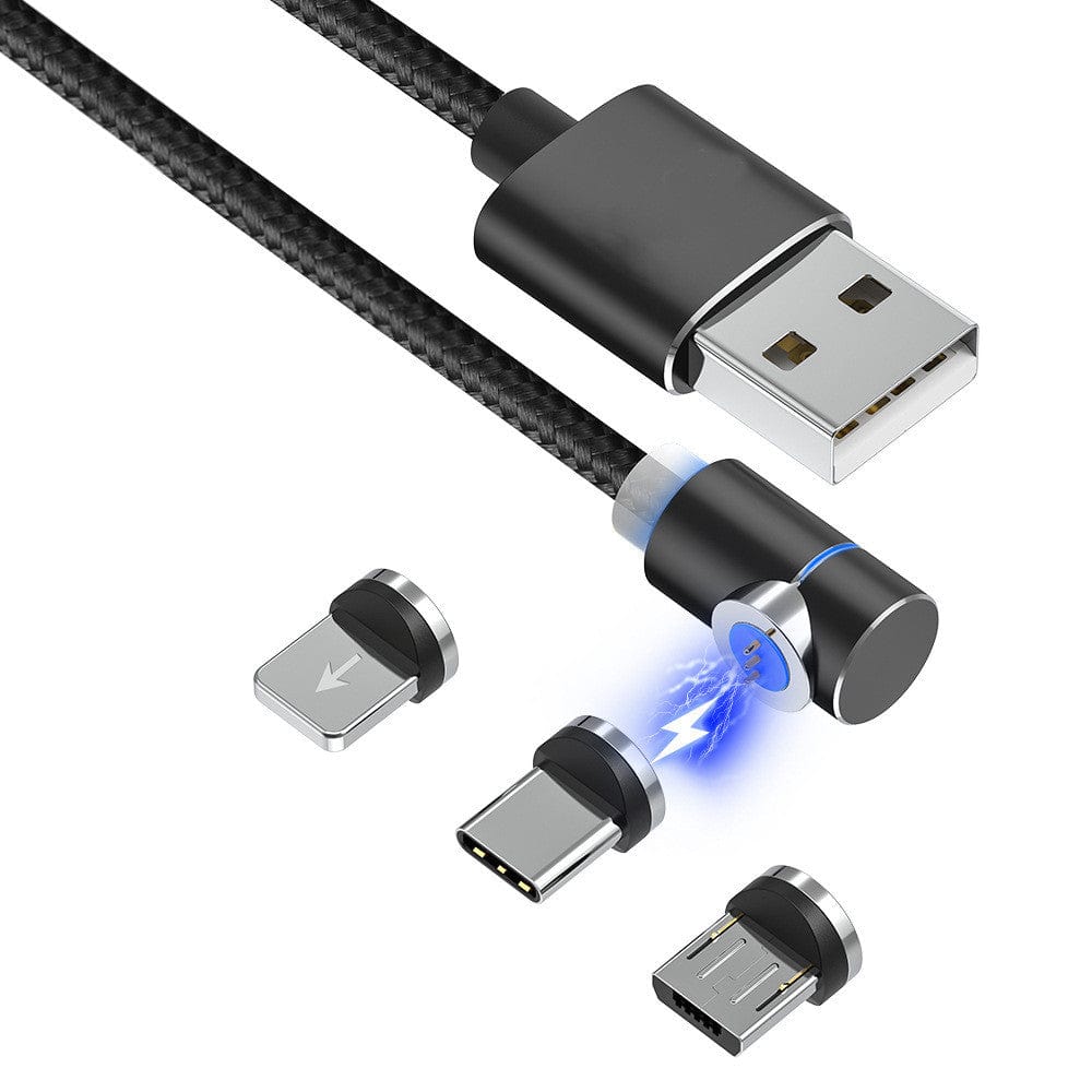 Magnetic Cable LED Magnet Charger Cable USB Cable & USB Type-C USB C.