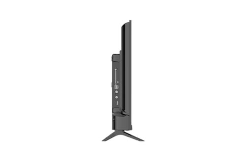 TV intelligente 32 pouces avec LED Google TV, assistant Google intégré avec télécommande vocale, compatible avec Bluetooth, streaming TV HD 768p (noir) 