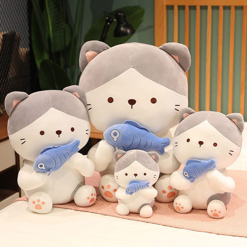 Cute Cat Doll Plush Toy Girl Hugging And Sleeping