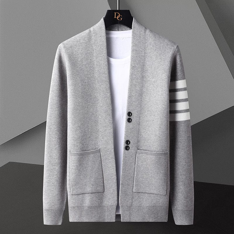 Knitted Cardigan Men's Coat Trendy Handsome Outer Wear Cloak Casual Sweater