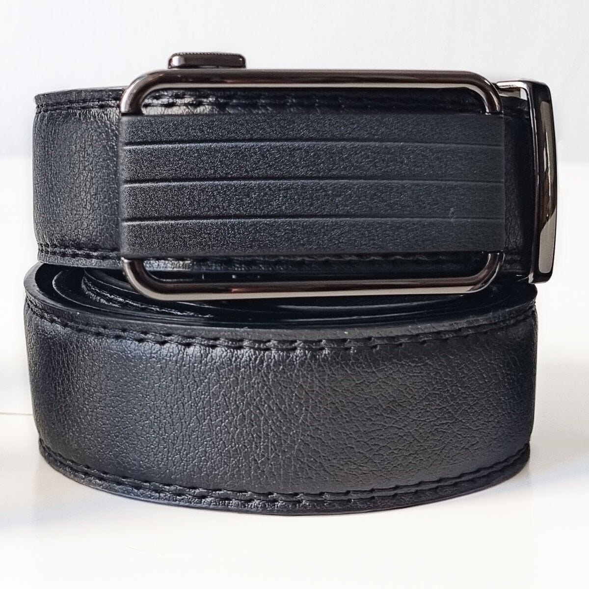 Ceinture à cliquet pour hommes ceinture en cuir pour hommes avec boucle coulissante ceintures à cliquet pour hommes USA