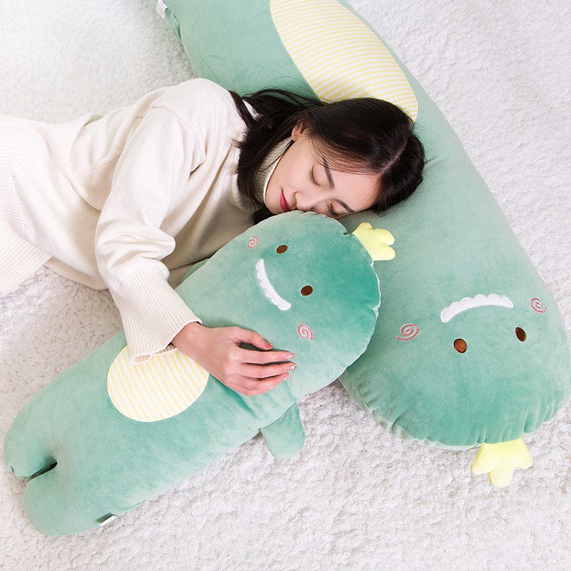 Cartoon Animal Pillow Long Strip Pillow Holding Sleeping Plush Toy