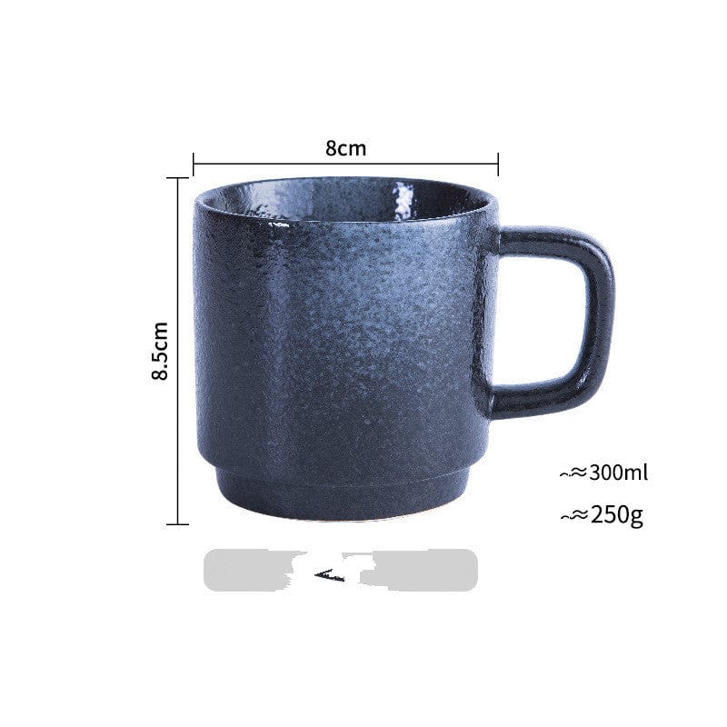 Japanese Mug Ceramic Cup Water Cup Coffee Cup Handle Cup Drinking Cup Household Milk Cup Juice Cup Tea Cup