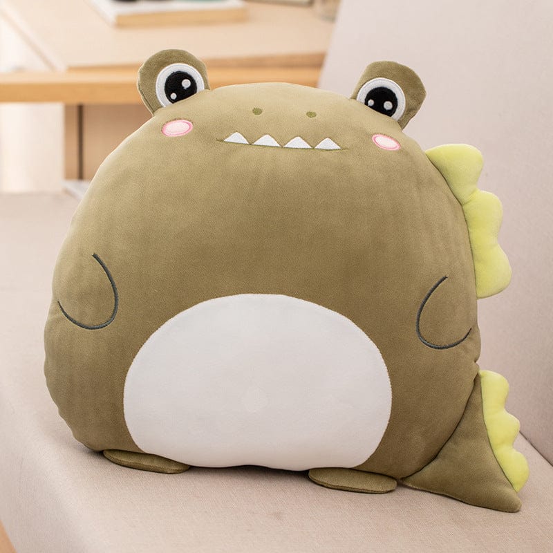 Cartoon Dinosaur Lion Plush Pillow Blanket Dual-use Cute Girl Sleeping Pillow Cushion