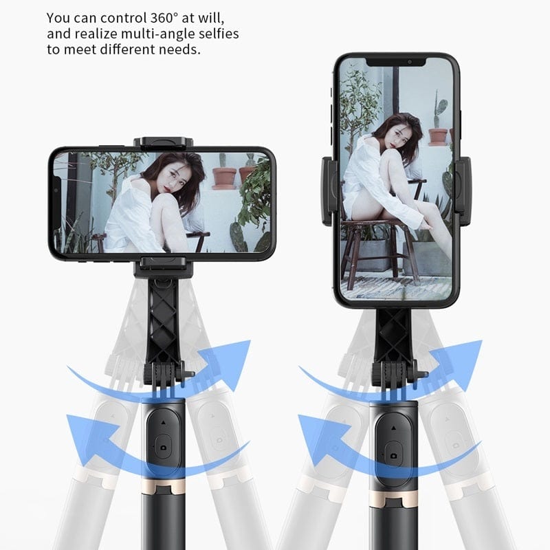 Compatible with Apple, L08 Mobile Phone Stabilizer, Anti-Shake Handheld Gimbal, Shaking Sound, Video Shooting Artifact, Gyroscope, Tripod, Selfie Stick.