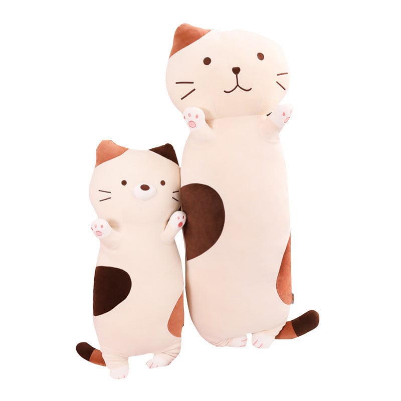 Net Red Cat Sleeping Cartoon Plush Pillow Doll Long Strip Accompany Sleeping Doll Cushion Comfort Doll