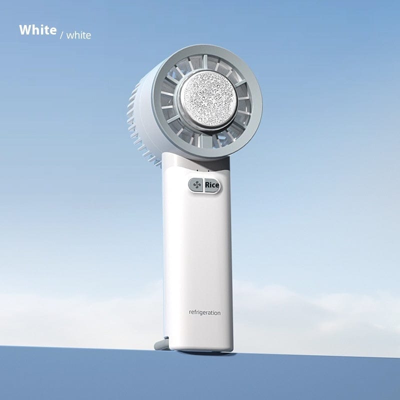 2024 Été Gadget Handheld Turbo Jet Fan Mini Portable Ice Cold Fan Generation Moteur sans balais Vent Ventilateurs de conduit à grande vitesse Souffleur violent