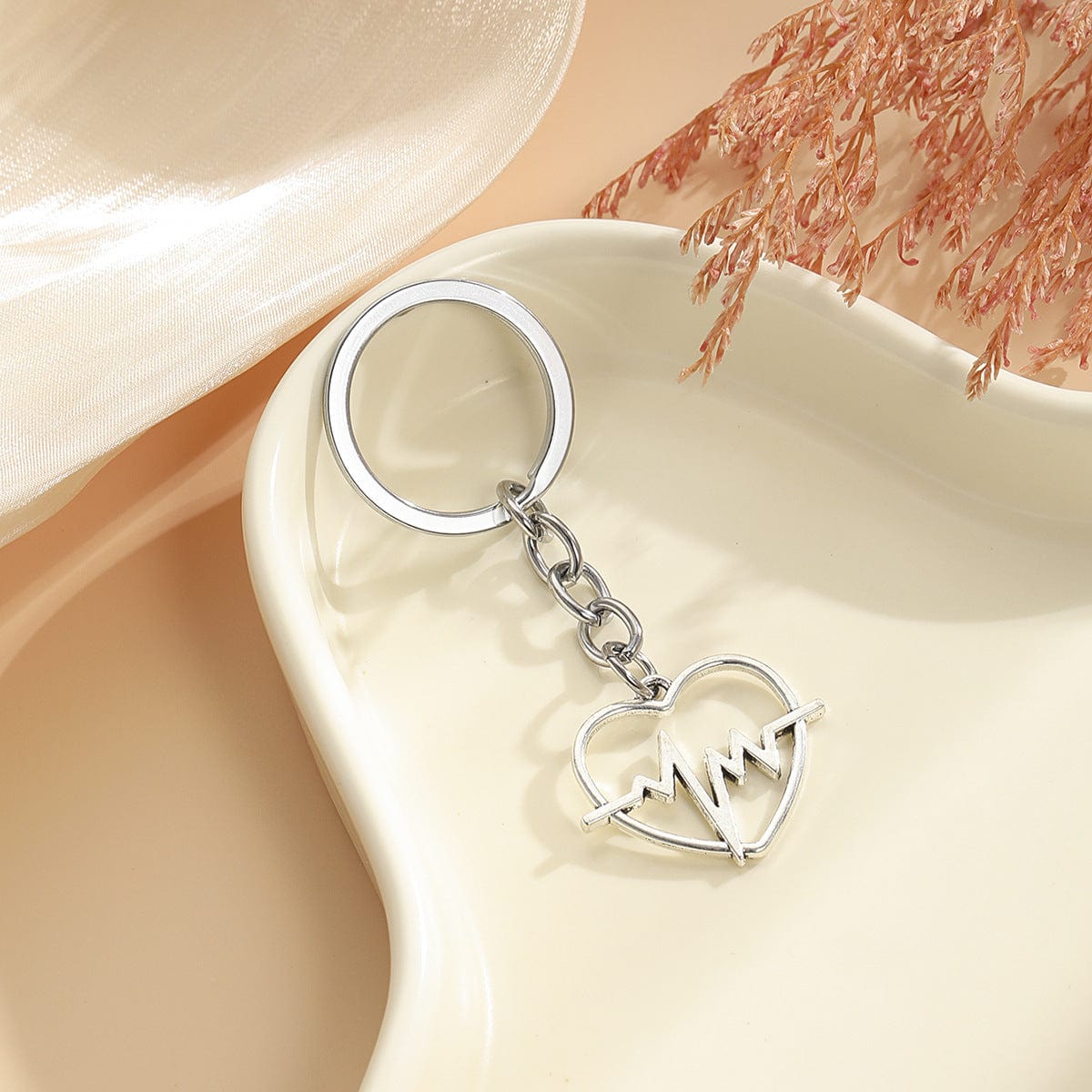 ECG Key Chain Creative