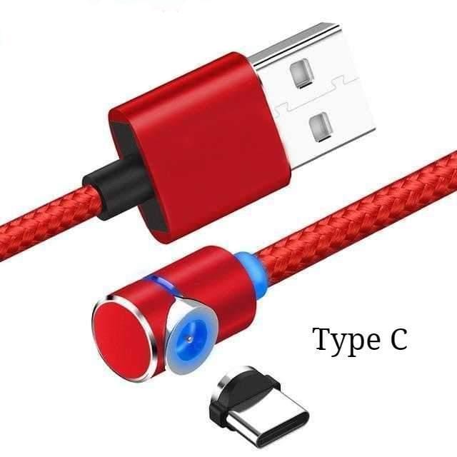 Magnetic Cable LED Magnet Charger Cable USB Cable & USB Type-C USB C.