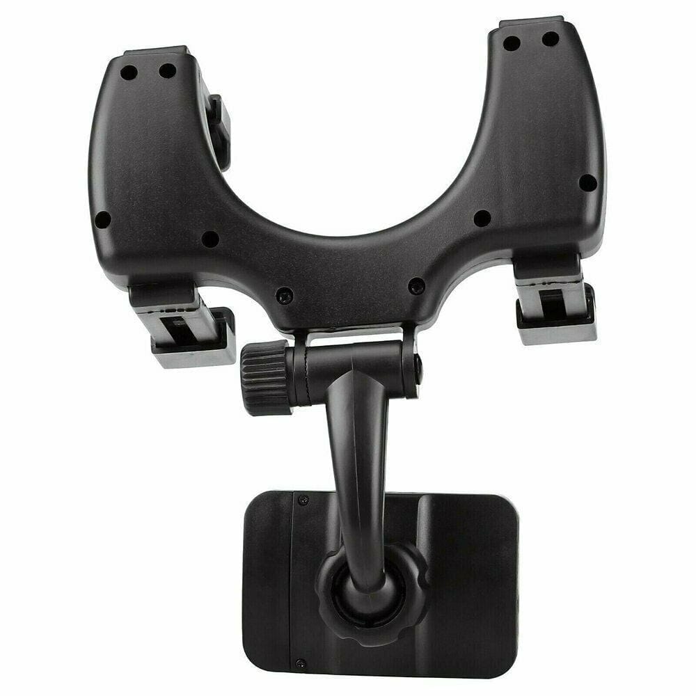 Universal Car Rear View Mirror Mount Stand GPS Cell Phone Holder 360 Rotation.