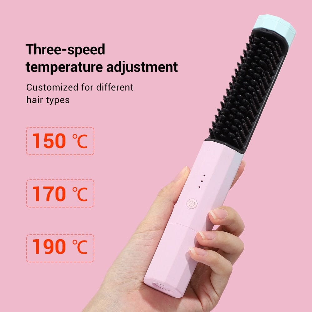 2 In 1 Hair Straightener Brush Xpress