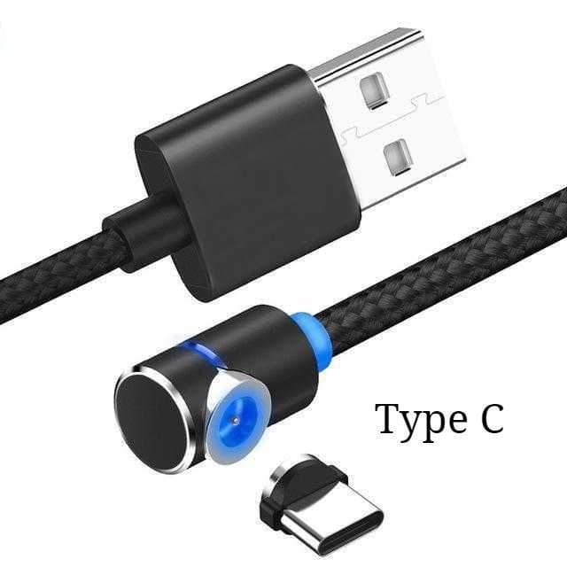 Magnetic Cable LED Magnet Charger Cable USB Cable & USB Type-C USB C.