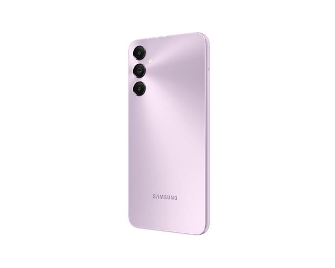 Samsung Galaxy A05s (SM-A057M/DS), 128 GB 4 GB RAM, Dual SIM, GSM desbloqueado de fábrica, versión internacional (paquete de cargador de pared) (violeta claro) 