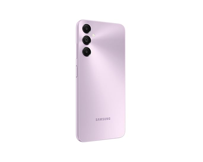 Samsung Galaxy A05s (SM-A057M/DS), 128 GB 4 GB RAM, Dual SIM, GSM desbloqueado de fábrica, versión internacional (paquete de cargador de pared) (violeta claro) 