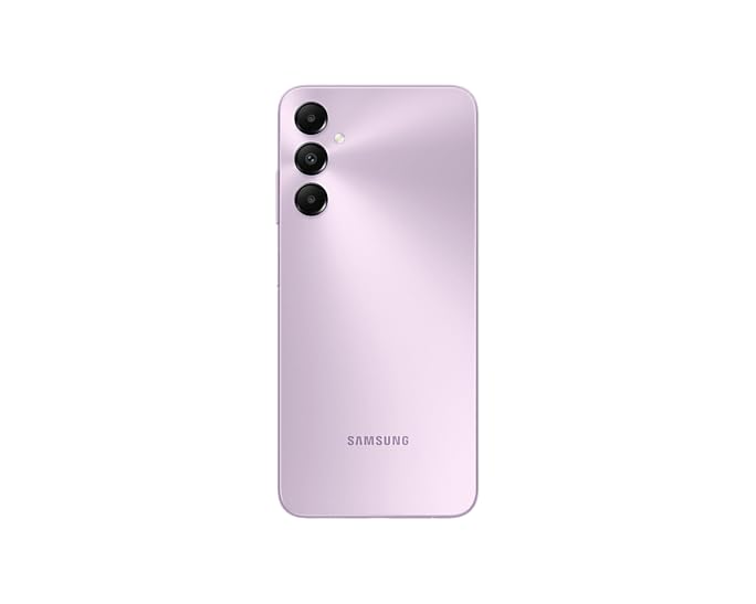 Samsung Galaxy A05s (SM-A057M/DS), 128 GB 4 GB RAM, Dual SIM, GSM desbloqueado de fábrica, versión internacional (paquete de cargador de pared) (violeta claro) 