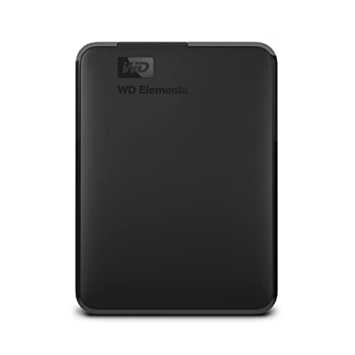 Western Digital Elements Disque dur portable 2 To, disque dur externe, USB 3.0 pour PC et Mac, prêt à l'emploi – WDBU6Y0020BBK-WESN 