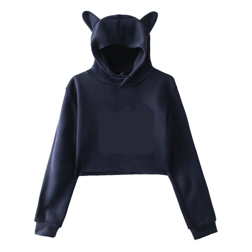 Sweat à capuche pour femme, pull-over, vêtements pour filles, Streetwear, manches longues, haut court, printemps