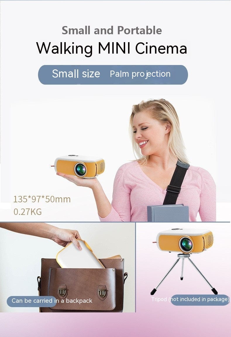 Mini A10 même écran avec téléphone portable projecteur transfrontalier maison