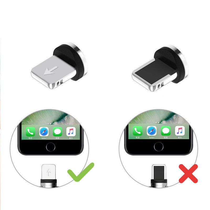 Magnetic Cable LED Magnet Charger Cable USB Cable & USB Type-C USB C.