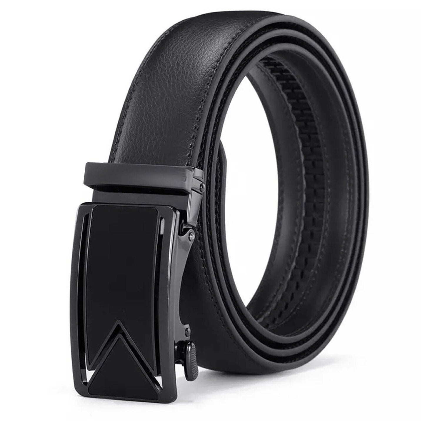 Ceinture à cliquet pour hommes ceinture en cuir pour hommes avec boucle coulissante ceintures à cliquet pour hommes USA