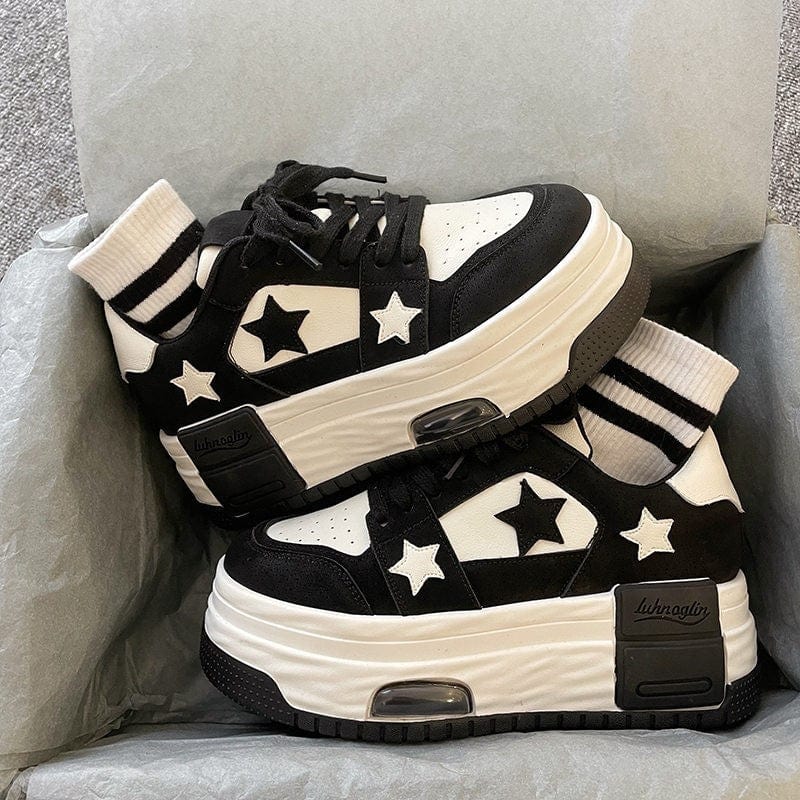 All-match Thick Bottom Increased Hong Kong Style Lightweight Sneakers