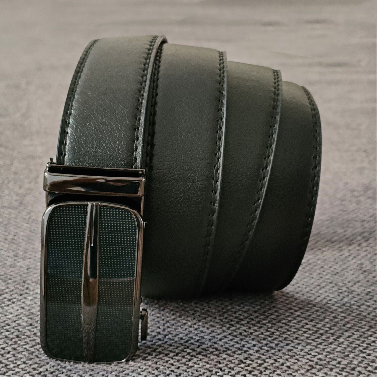 Ceinture à cliquet pour hommes ceinture en cuir pour hommes avec boucle coulissante ceintures à cliquet pour hommes USA