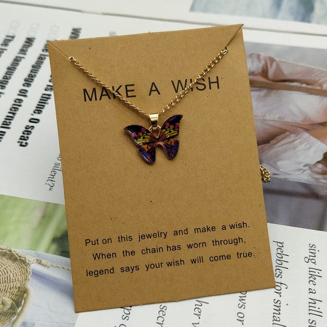 Butterfly Pendant Necklace Xpress