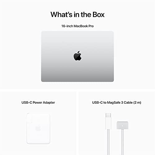 Apple 2023 MacBook Pro Laptop M2 Pro chip with 12‑core CPU and 19‑core GPU: 16.2-inch Liquid Retina XDR Display, 16GB Unified Memory, 512GB SSD Storage. Works with iPhone/iPad; Space Gray