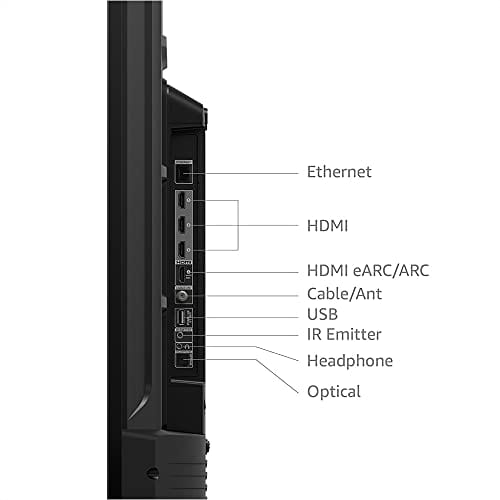 Reacondicionado certificado: Amazon Fire TV 55" 4-Series 4K UHD Smart TV, transmisión de TV en vivo sin cable