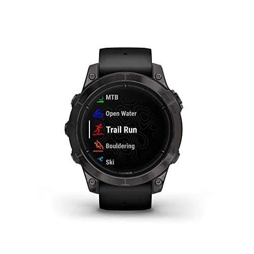 Garmin epix Pro (Gen 2) Sapphire Edition, 51 mm, reloj inteligente de alto rendimiento, tecnología de entrenamiento avanzada, linterna incorporada, negro 