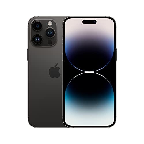 Apple iPhone 14 Pro Max, 256 Go, noir sidéral - Débloqué (Premium renouvelé) 