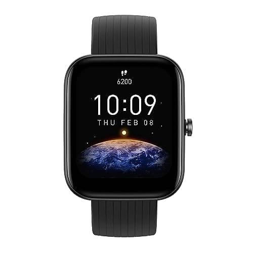 Amazfit Bip 5 Unity Montre connectée avec suivi d'activité physique avec batterie de 11 jours, plus de 120 modes sportifs, surveillance de la santé, cadrans personnalisables, compatible avec Android et iPhone, charbon de bois 