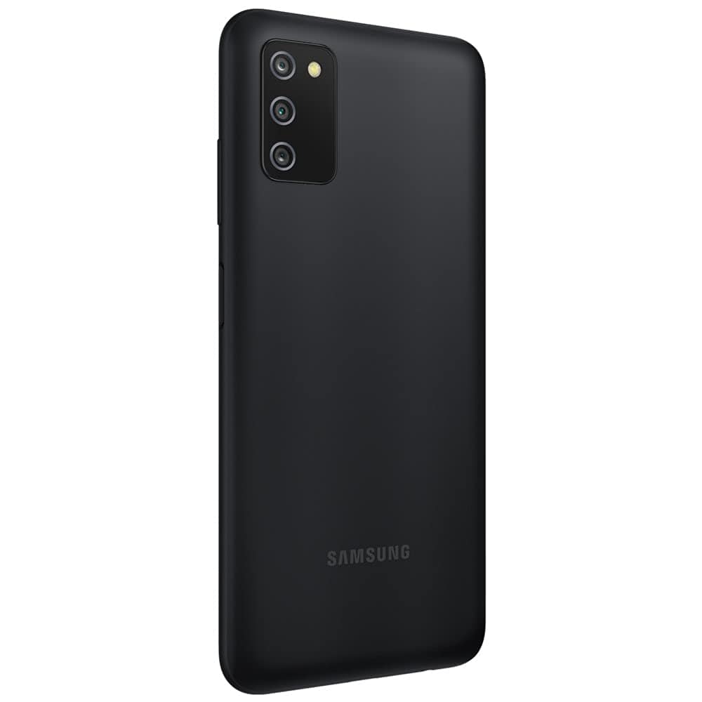 Teléfono celular Samsung Galaxy A03s, teléfono inteligente Android desbloqueado AT&amp;T GSM, 32 GB, batería de larga duración, almacenamiento ampliable, 3 lentes de cámara, pantalla infinita - negro (renovado) 