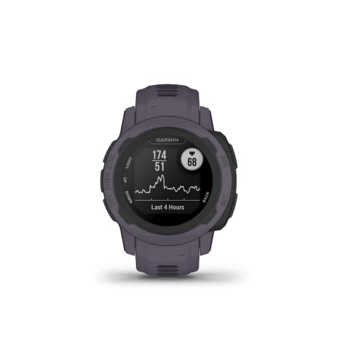 Garmin Instinct 2 Solar, édition tactique, montre d'extérieur GPS, capacités de charge solaire, prise en charge multi-GNSS, routage Tracback, noir 