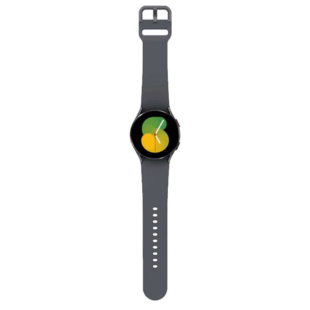 SAMSUNG Galaxy Watch 5 44 mm Bluetooth Smartwatch con seguimiento de cuerpo, salud, fitness y sueño, batería mejorada, cristal de zafiro, seguimiento GPS mejorado, versión de EE. UU., gris (renovado) 