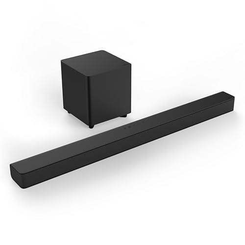 VIZIO V-Series 5.1 Barra de sonido de cine en casa con Dolby Audio, Bluetooth, subwoofer inalámbrico, compatible con asistente de voz, incluye control remoto - V51x-J6 