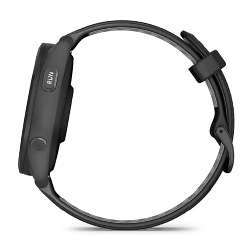 Reloj inteligente para correr Garmin Forerunner 265, pantalla AMOLED colorida, métricas de entrenamiento e información de recuperación, Whitestone y Tidal Blue 