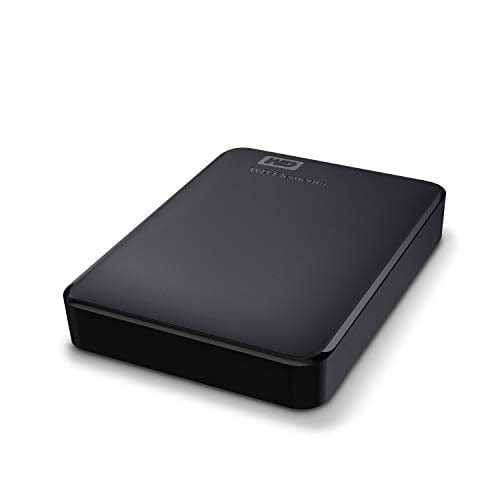 Western Digital Elements Disco duro portátil de 2 TB, disco duro externo, USB 3.0 para PC y Mac, listo para enchufar y usar - WDBU6Y0020BBK-WESN 