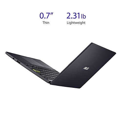 ASUS 2024 Vivobook Go Ordinateur portable HD 11,6", Intel Celeron N4500, Intel Graphics, 4 Go, 128 Go, Windows 11 Famille en mode S, Noir étoile, L210KA-ES04 