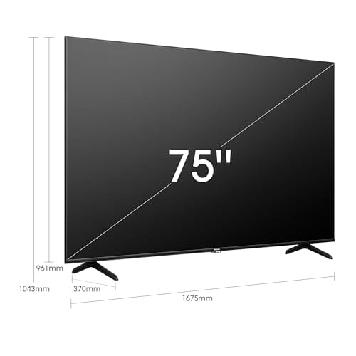 Hisense 58-Inch Class U6HF Series ULED 4K UHD Smart Fire TV (58U6HF) - QLED, 600-Nit Dolby Vision, HDR 10 plus, 240 Motion Rate, Voice Remote, Compatible with Alexa, Black