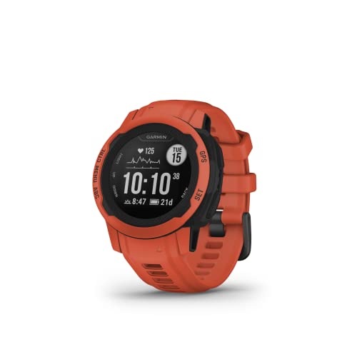 Garmin Instinct 2 Solar, Tactical-Edition, GPS Outdoor Watch, Solar Charging Capabilities, Multi-GNSS Support, Tracback Routing, Black