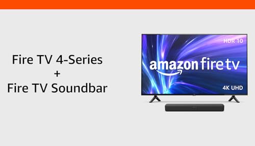 Amazon Fire TV 43" Serie 4 4K UHD Smart TV con Fire TV Alexa Voice Remote, transmite TV en vivo sin cable 