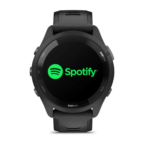 Reloj inteligente para correr Garmin Forerunner 265, pantalla AMOLED colorida, métricas de entrenamiento e información de recuperación, Whitestone y Tidal Blue 