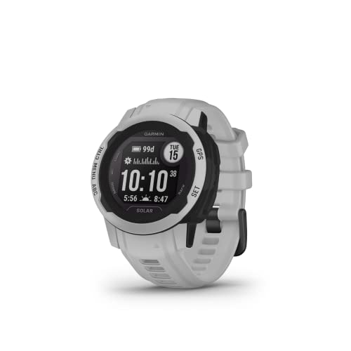 Garmin Instinct 2 Solar, edición táctica, reloj GPS para exteriores, capacidades de carga solar, compatibilidad con múltiples GNSS, enrutamiento Trackback, negro 