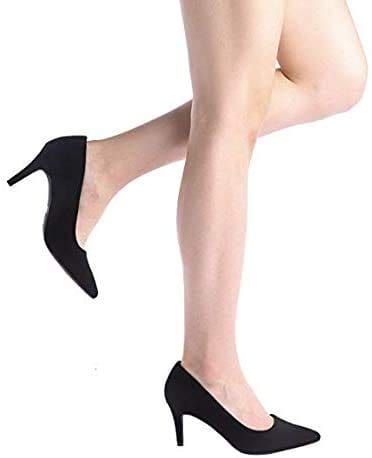 DREAM PAIRS Women's High Stiletto Heels Closed Pointed Toe Dress Pumps Shoes for Wedding Work Office Business, 3 Inches