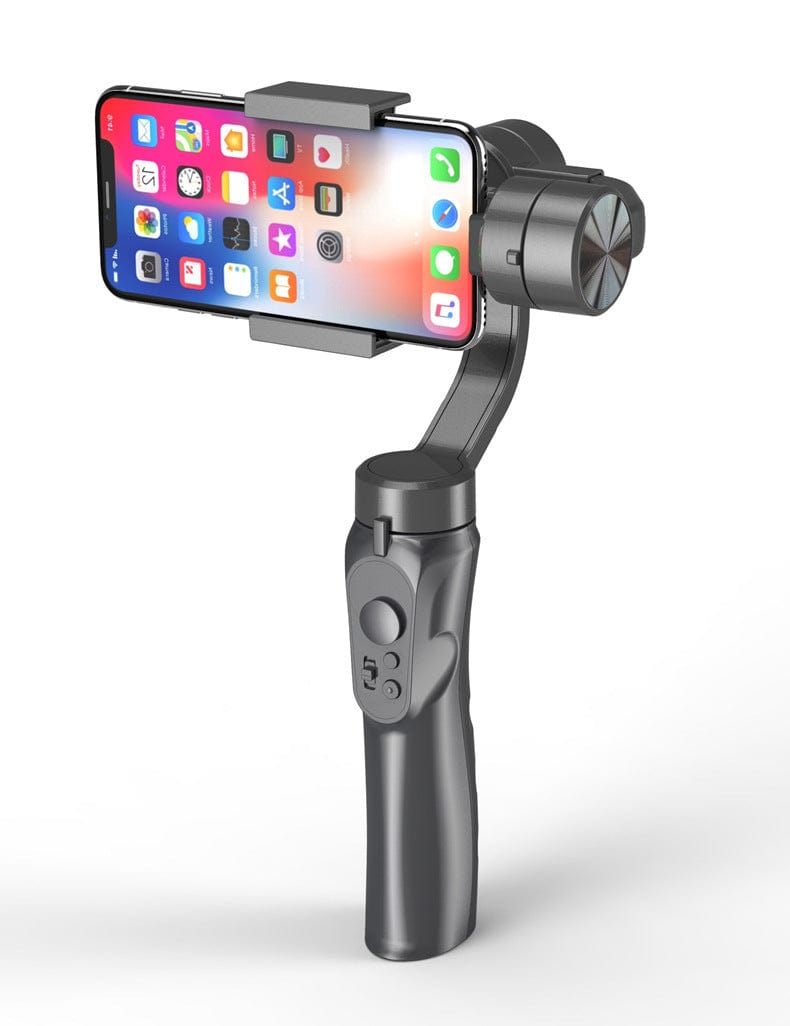 Compatible with Apple, Handheld Phone Gimbal Stabilizer 3-Axis PTZ Tripod Anti-Shake for Smartphone Vlog.